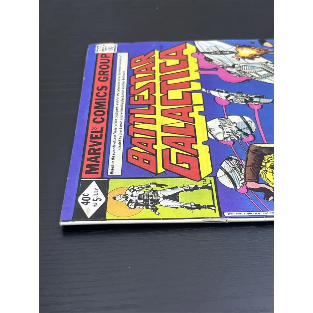 Battlestar Galactica #5‎ Marvel Comics July 1979 Bronze Age Sci-Fi Comic